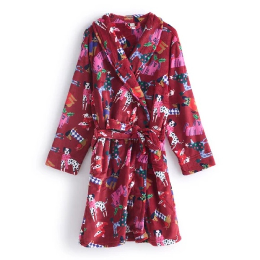 Vera Bradley Holiday Hounds Robe